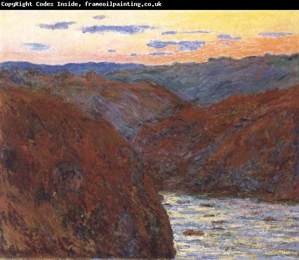 Claude Monet The Creuse,Sunset